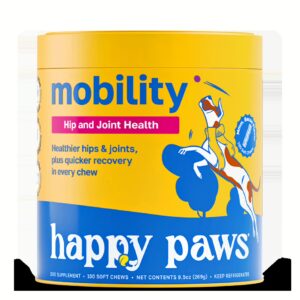 happy paws supplement dog mobility